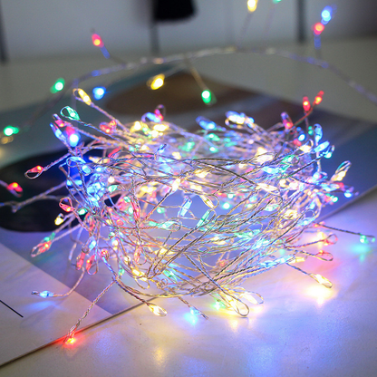 Ledsen™ FairyLights: Strålende Fyrverkeri Tråd LED Lyslenke Fe-lys
