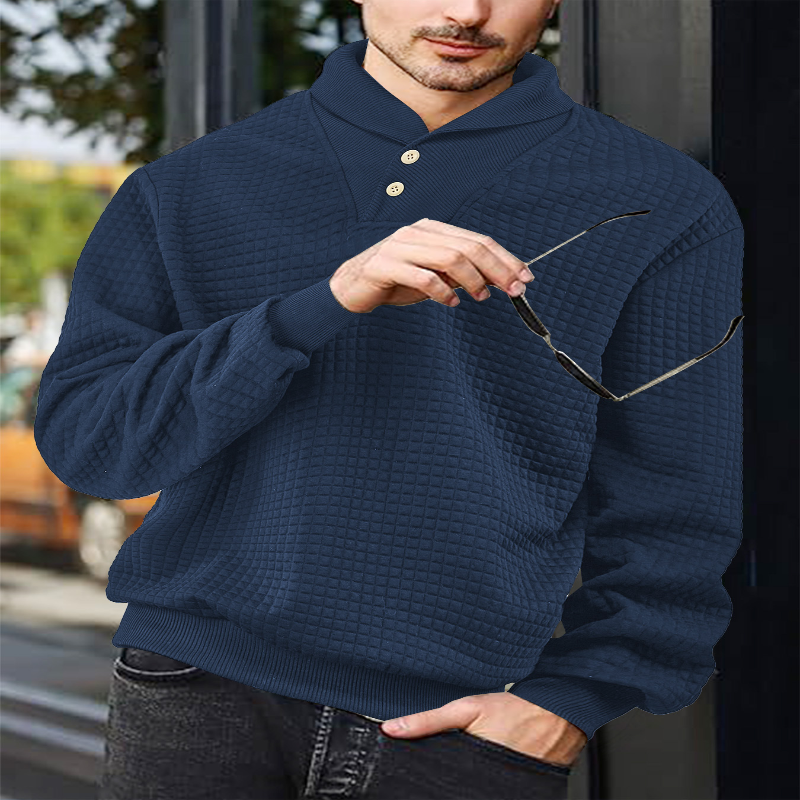 Icone™ LuxurySweater: Premium Luksus Hverdag Komfort Strikket Stil Sweater