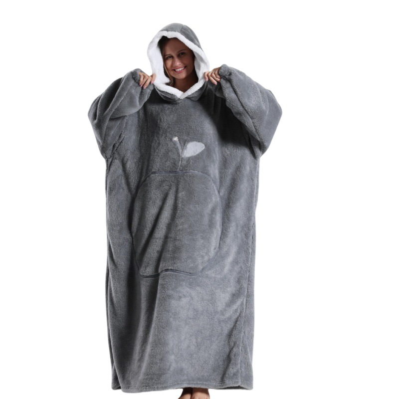 Icone™ BlanketHoodie: Plysj, oversized for heldagsvarme teppehettegenser