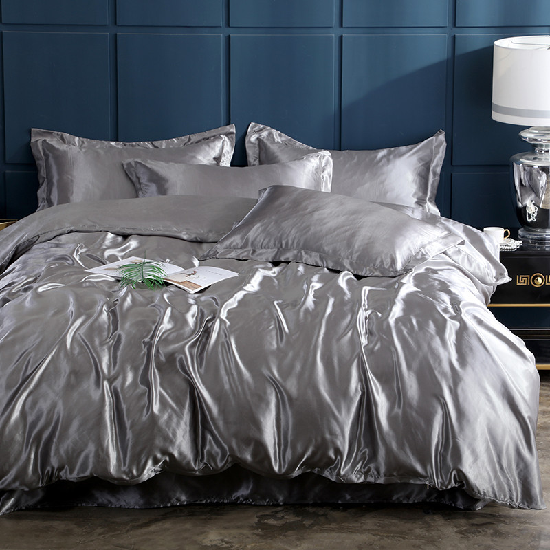 SatinSheet - Elegant Silke Glat Satin Luksuriøs Sengelagen
