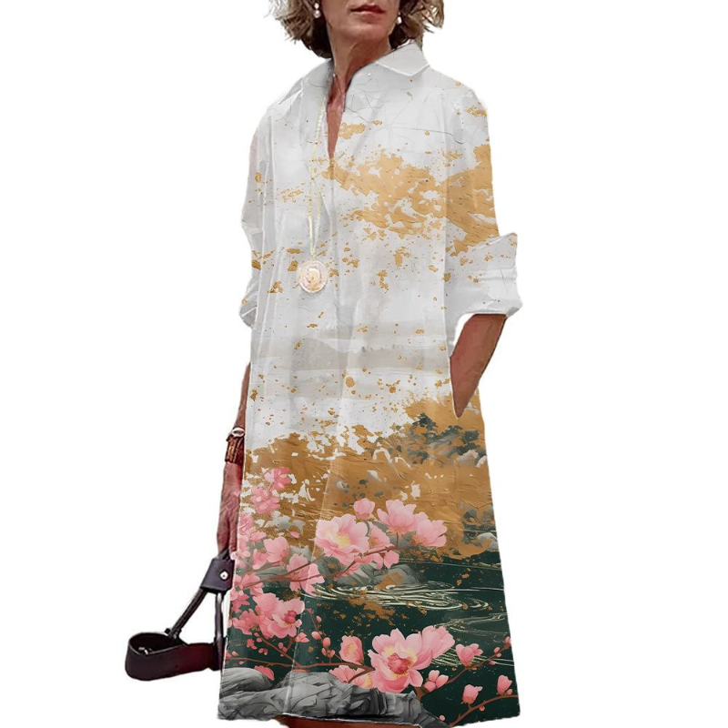 Icone™ TimelessDress: Alle Sæson Tidløs Stil Komfort Elegant Kjole