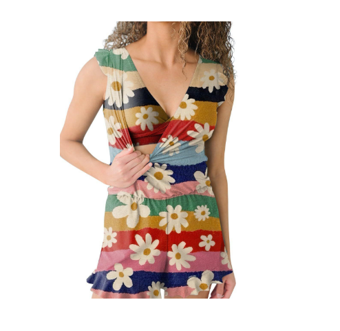 Icone™ SwimRomper: Badedrakt Romper Med Innebygd BH