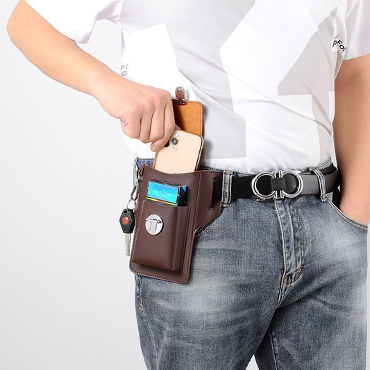 Icone™ BeltBag 1+1 GRATIS: Premium Multifunksjonell Mini Midjeveske Menns Belteveske