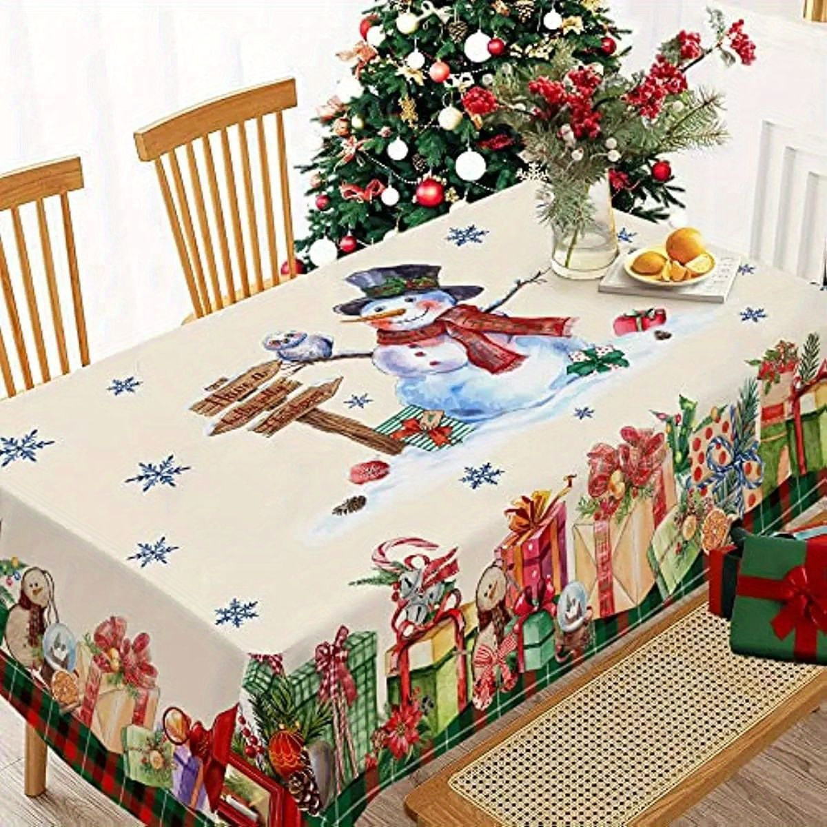 Globetrek° TableCovers: Slitesterk Rektangulær Julebordduker