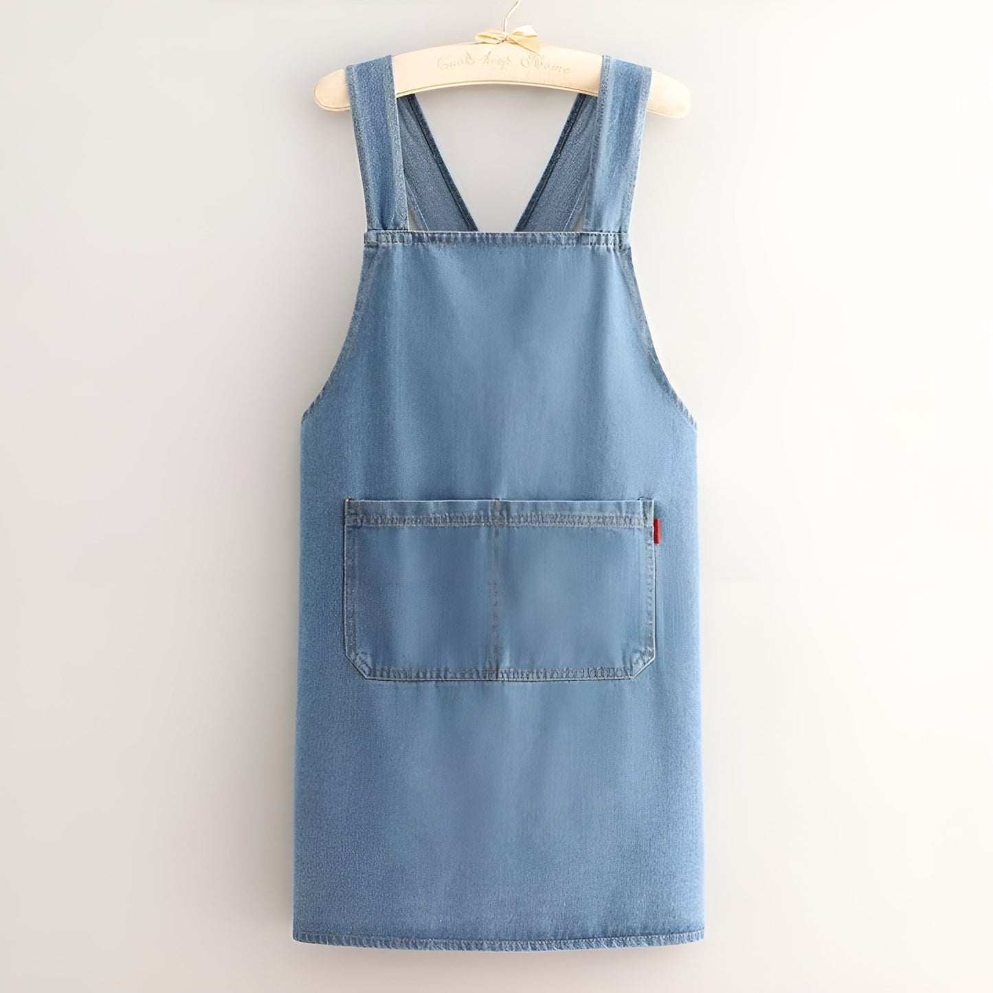 Icone™ DenimApron: Stilfullt Komfortabelt Cross-Back Denimforkle