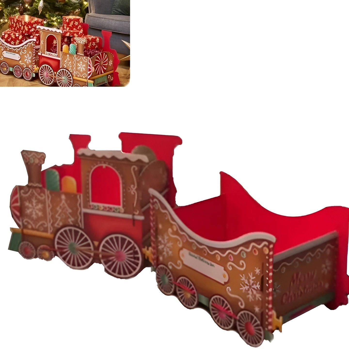 GiftTrain™ - Personliggjort Magisk Juletog-dekorasjon