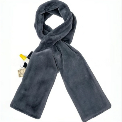 Icone™ PocketScarf: Stilfullt vinterhalstørkle med gjennomtrekk og lomme