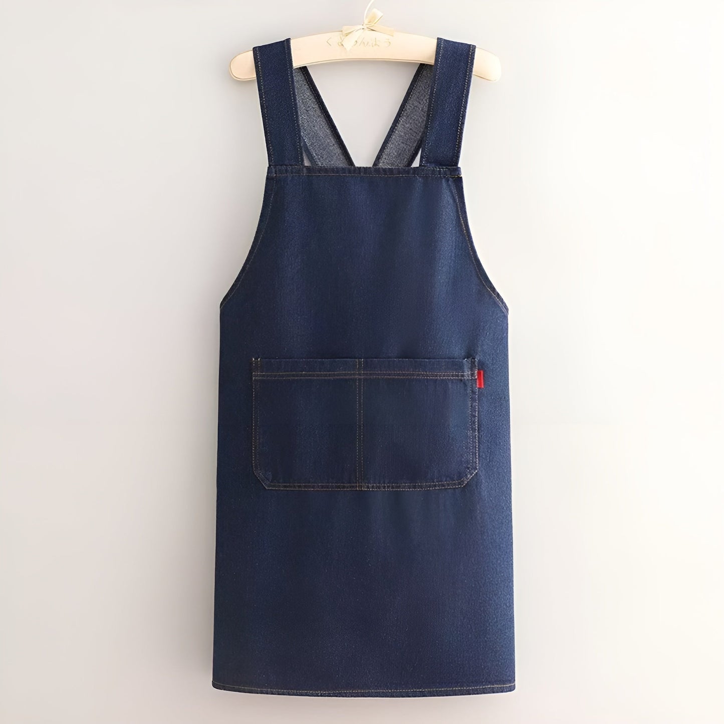 Icone™ DenimApron: Stilfullt Komfortabelt Cross-Back Denimforkle