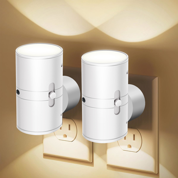 Ledsen™ NightLight: Moderne Bærbar Dimbar Plug-In Nattlys