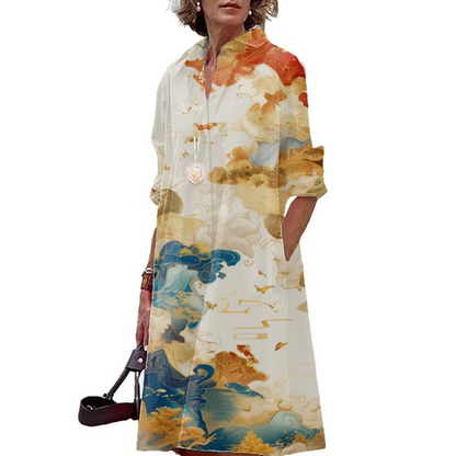 Icone™ TimelessDress: Alle Sæson Tidløs Stil Komfort Elegant Kjole