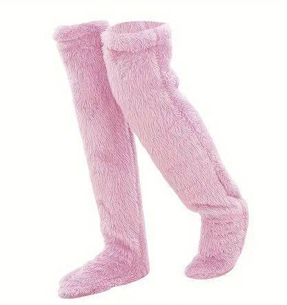 Happy™ LegWarmers 1+1 GRATIS: Myke Fluffy Benvarmere Vinter Varme Sokker
