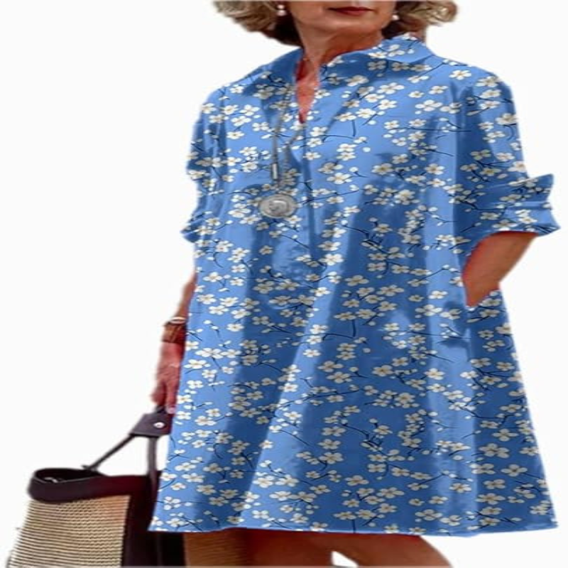 Icone™ TimelessDress: Alle Sesonger Tidløs Stil Komfortabel Elegant Kjole