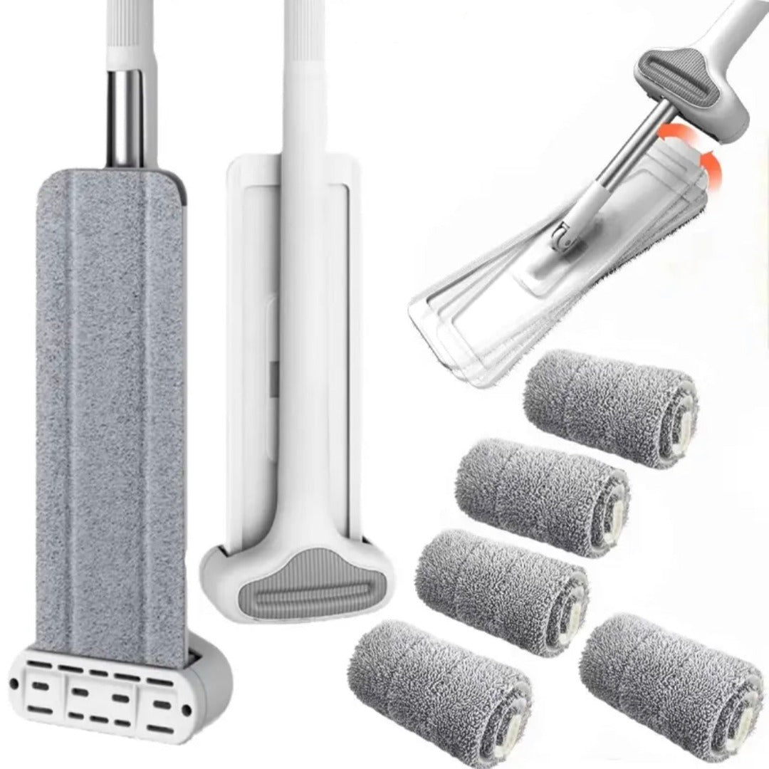 Cleaner Pro° FlatMop: Selvvaskende mopp + 5 gratis moppesvamper