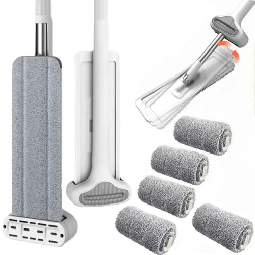 Cleaner Pro° FlatMop: Selvvaskende mopp + 5 gratis moppesvamper