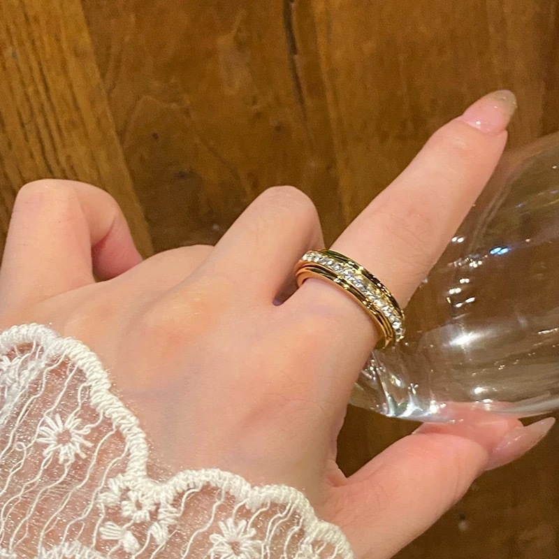 Jewelance™ RotatingRing 1+1 GRATIS: Finger Spinner Roterende Ring Anti Angst Stress Lettelse Smykker