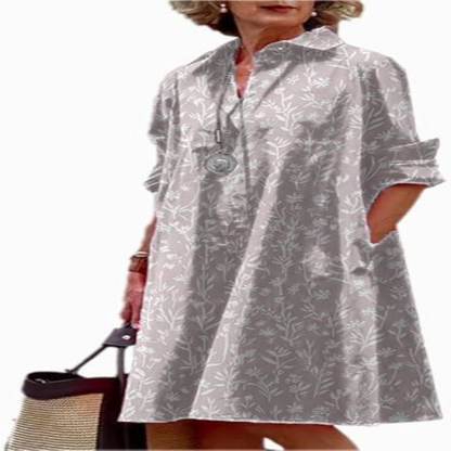 Icone™ TimelessDress: Alle Sesonger Tidløs Stil Komfortabel Elegant Kjole