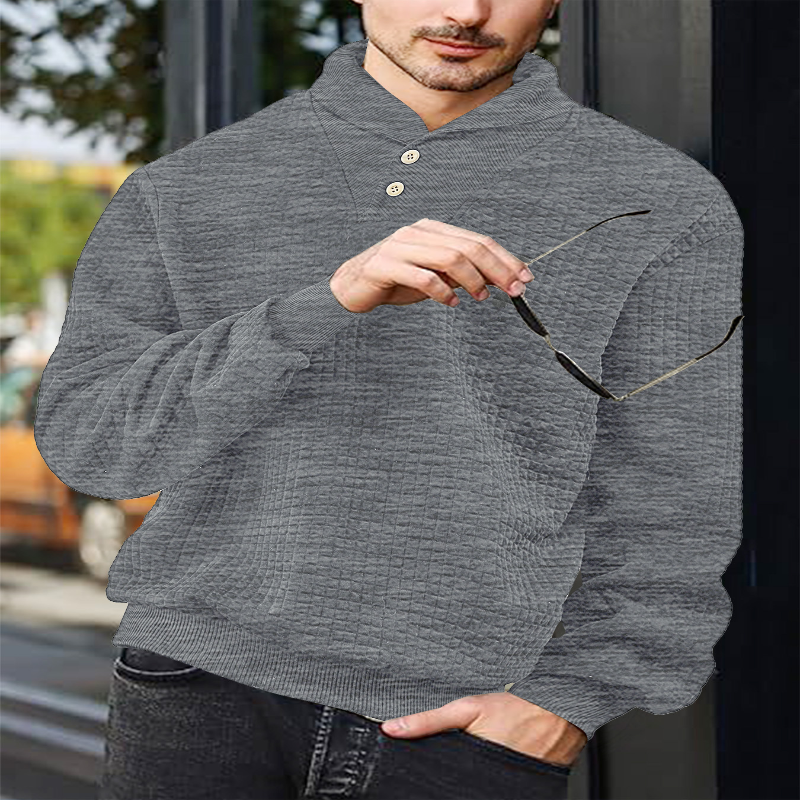 Icone™ LuxurySweater: Premium Luksus Hverdag Komfort Strikket Stil Sweater