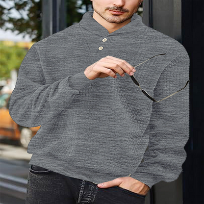 Icone™ LuxurySweater: Premium Luksus Hverdag Komfort Strikket Stil Sweater