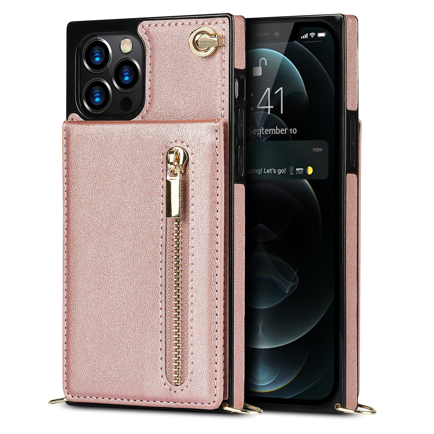 Icone™ PhoneWallet: Crossbody Telefonetui Lommebok Og Kortholder
