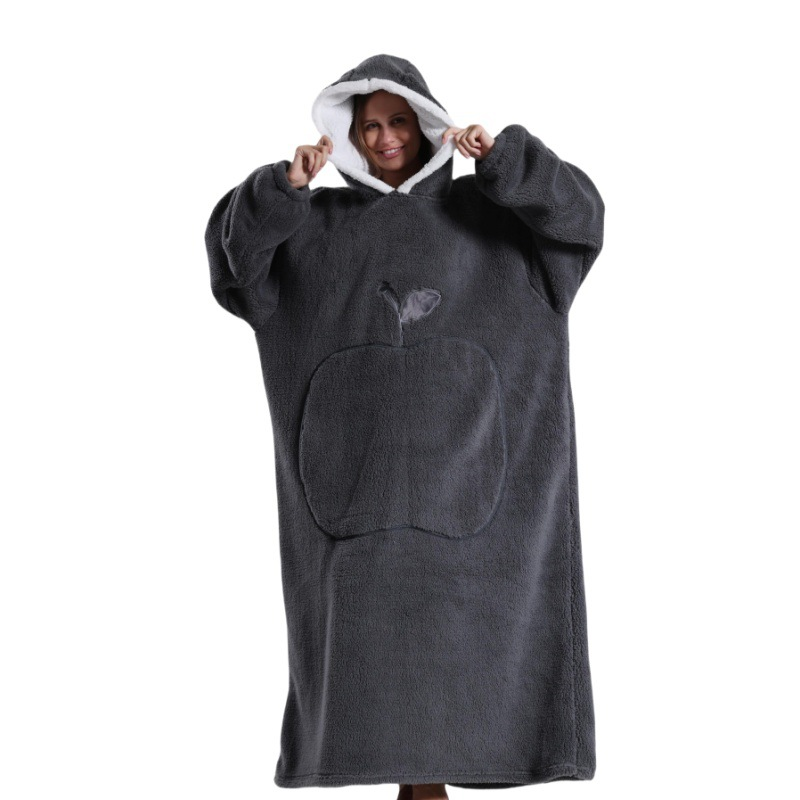 Icone™ BlanketHoodie: Plysj, oversized for heldagsvarme teppehettegenser