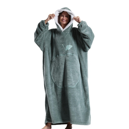 Icone™ BlanketHoodie: Plysj, oversized for heldagsvarme teppehettegenser