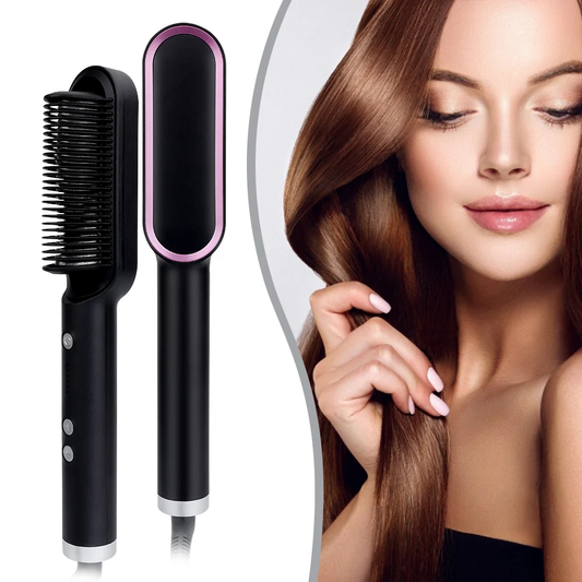 Rose® CeramicBrush - Hår Glattejern og Krøllbørste