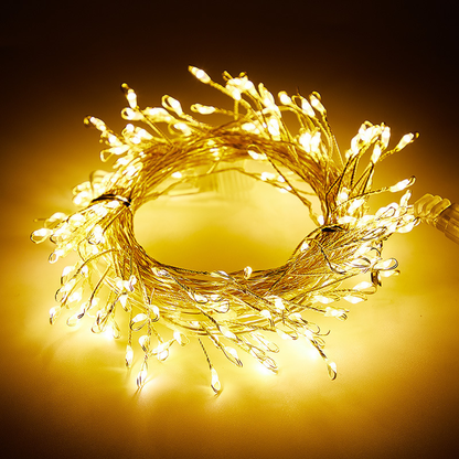 Ledsen™ FairyLights: Strålende Fyrverkeri Tråd LED Lyslenke Fe-lys