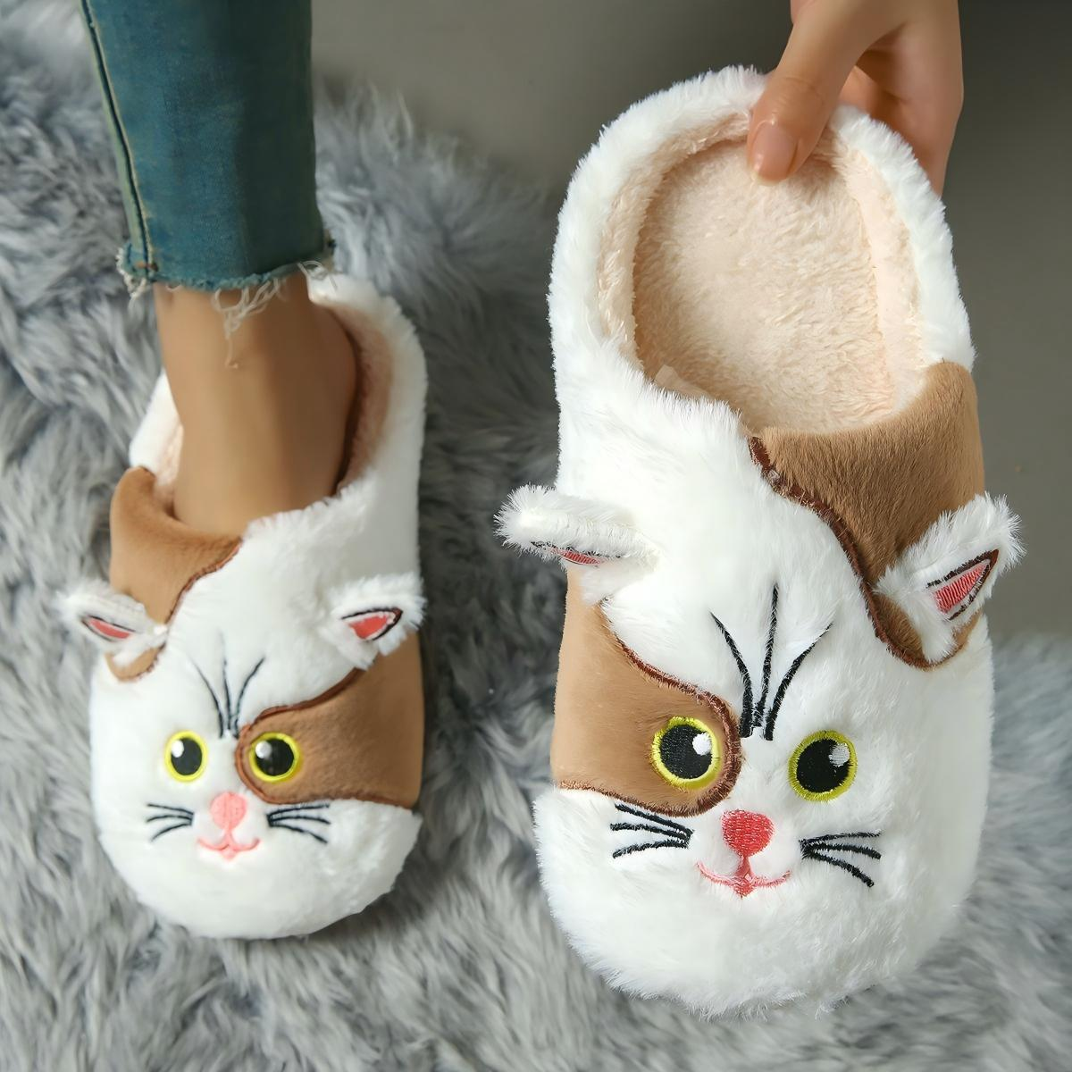 Happy™ LoungeSlippers 1+1 GRATIS: Bløde Stilfulde Katte Mønster Hyggelige Lounge Hjemmesko
