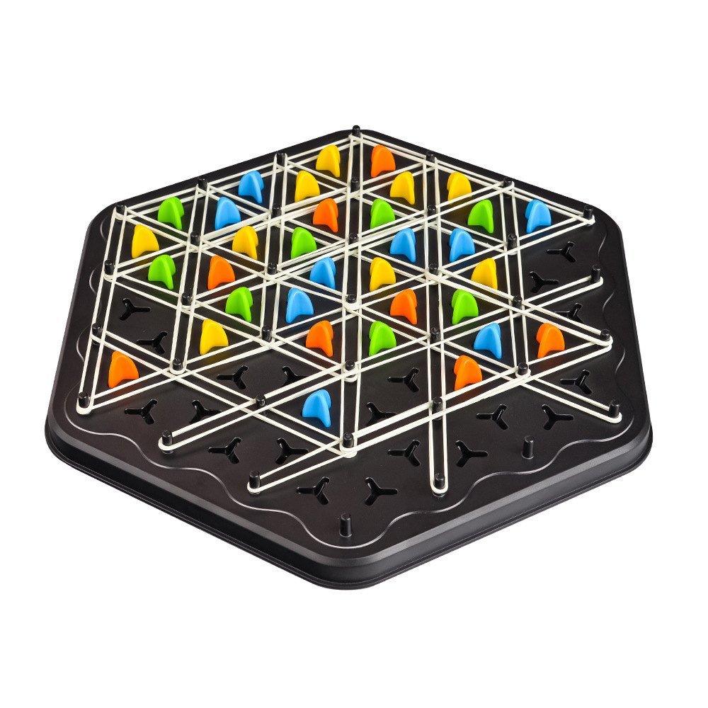 Kletshuts™ ThinkGame - Trekantkjede Strategi Og Duell Logikk Tenkespill