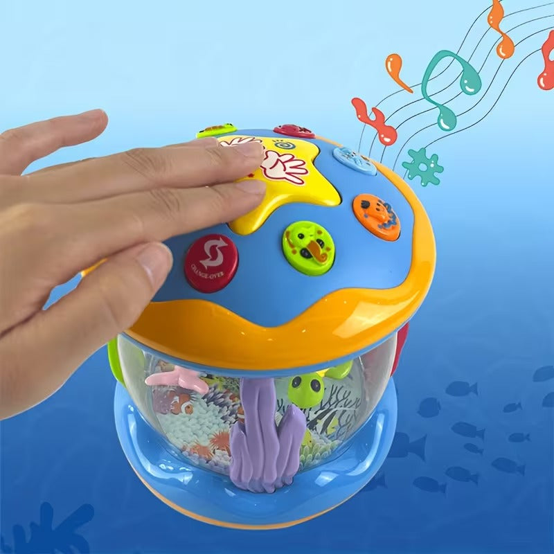 Kletshuts™ MusicCarousel: Fargerik Roterende Interaktiv Magisk Musikk-Karusell
