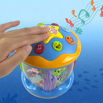 Kletshuts™ MusicCarousel: Fargerik Roterende Interaktiv Magisk Musikk-Karusell