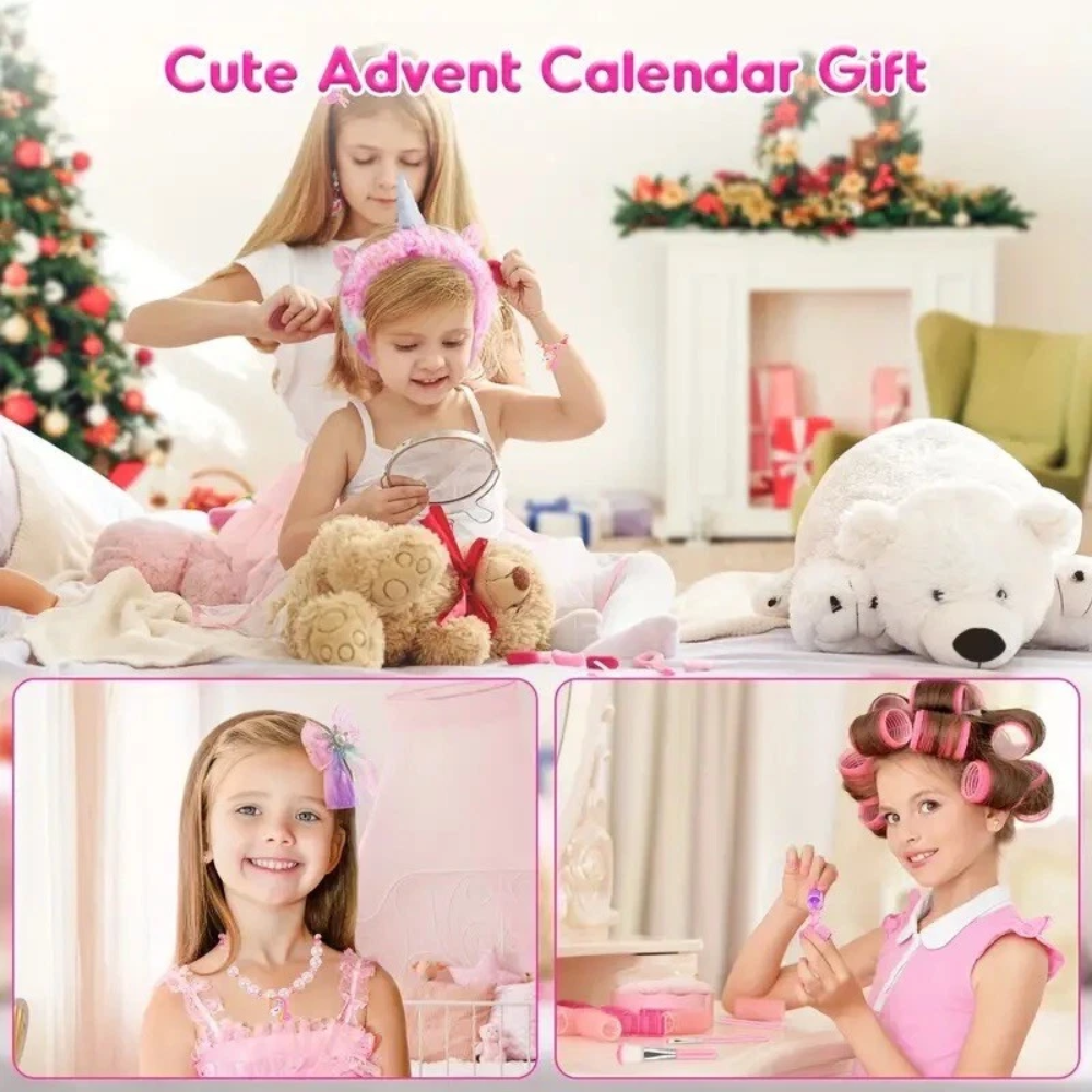 Kletshuts™ UnicornAdvent: Morsom Kreativ Jul Enhjørning Adventskalender