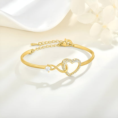 Jewelance™ HeartBracelet 1+1 GRATIS: Moderne Elegant Uendelighets Hjertearmbånd