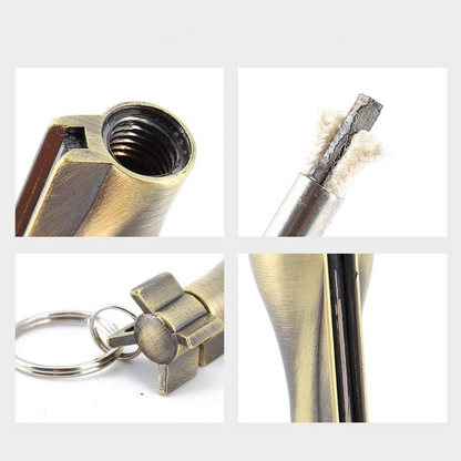 LighterKeychain 1+1 GRATIS: Premium Kvalitet Lettere Nøkkelring Ildtenner