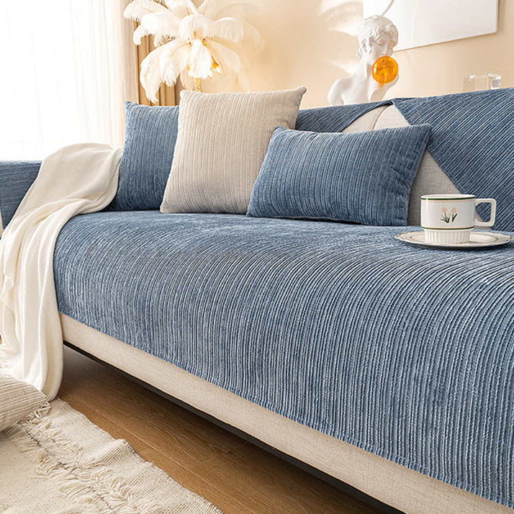 Globetrek° SofaCover – Elegant Slitesterkt Premium Stoff Sofatrekk