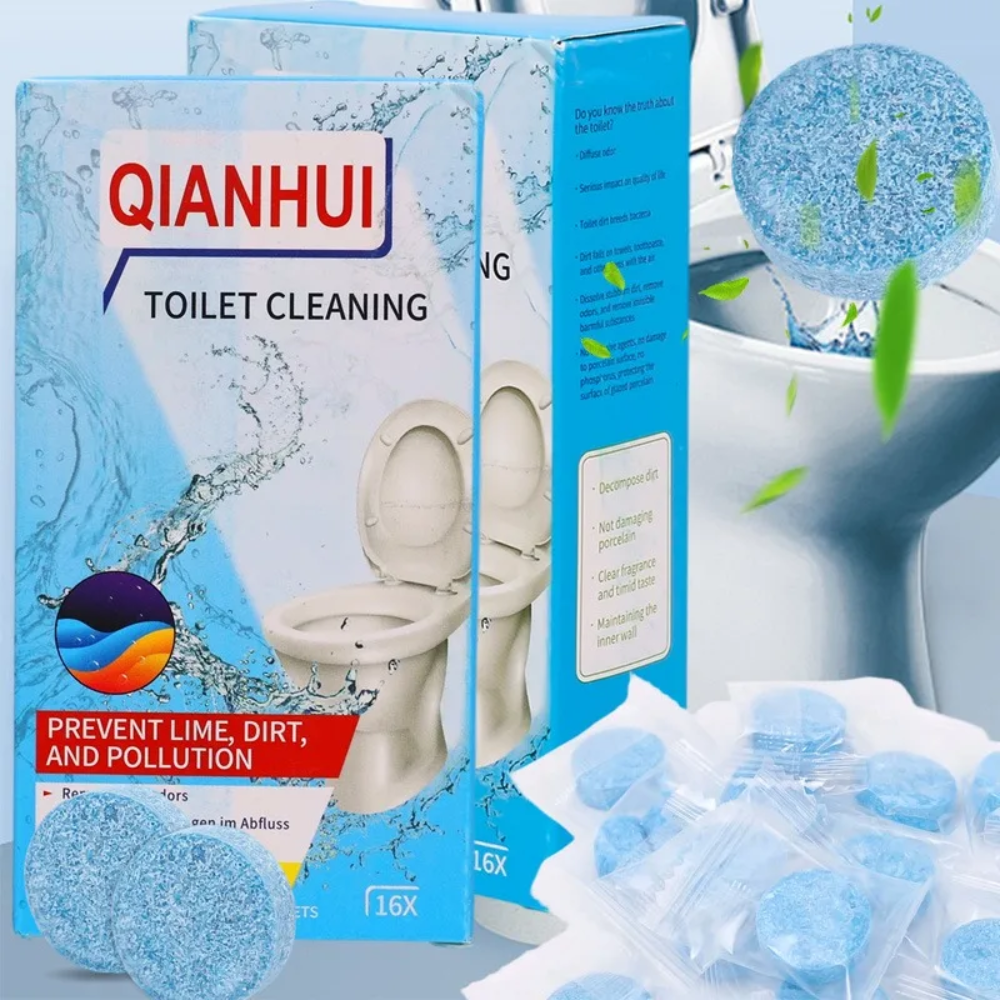 Cleaner Pro° TabletCleaner 1+1 GRATIS: Ultimate Toalettrengjøringstablett Løsning