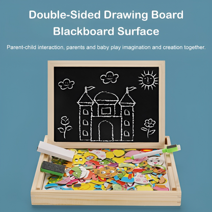 Kletshuts™ SketchBoard: Morsomt Interaktivt Magnetisk Skissebrett for Barn