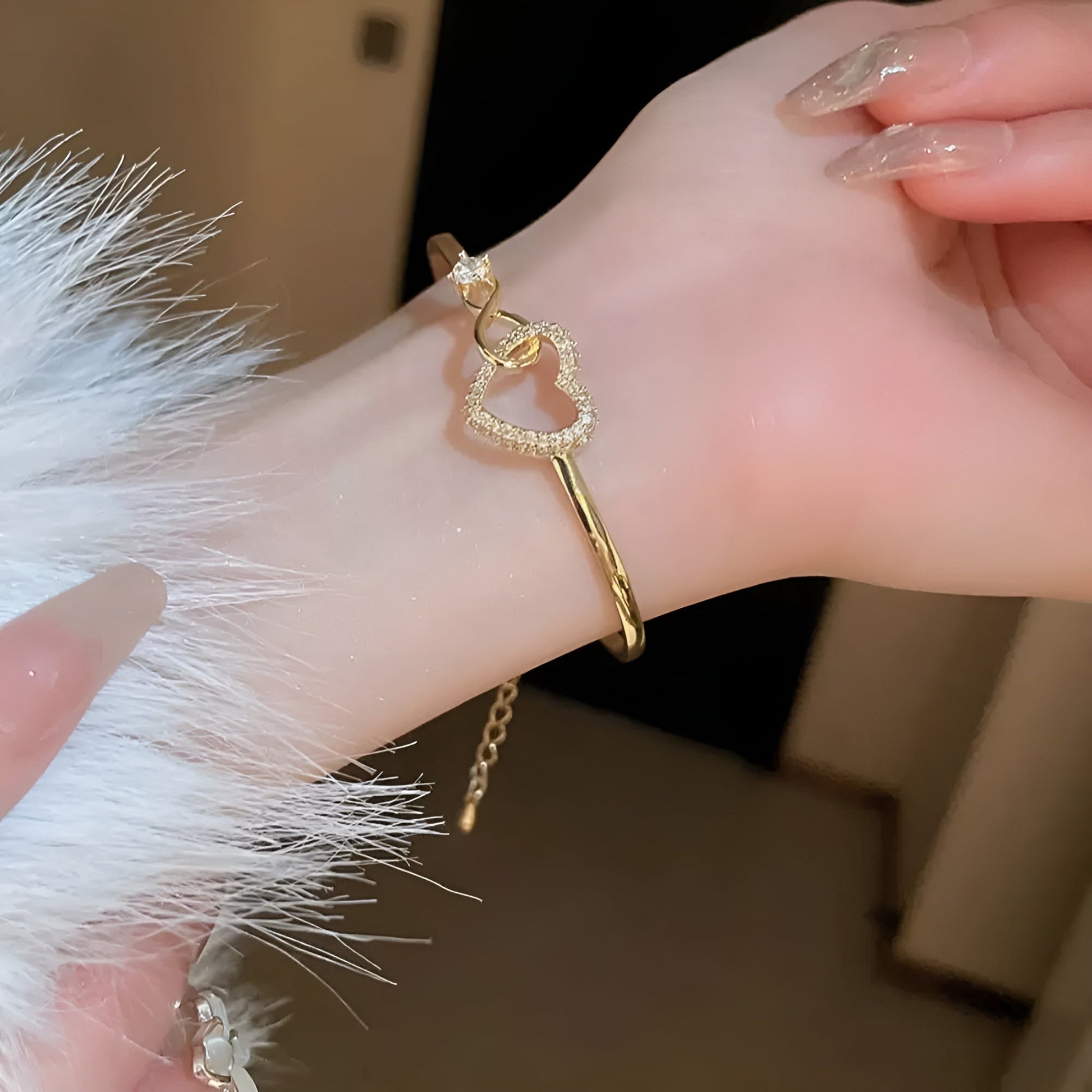 Jewelance™ HeartBracelet 1+1 GRATIS: Moderne Elegant Uendelighets Hjertearmbånd