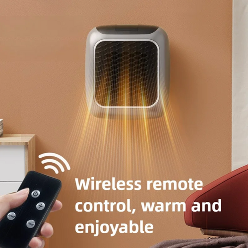Globetrek° PortableHeater: Bærbar Energieffektiv Plug-in Veggmontert Varmeapparat