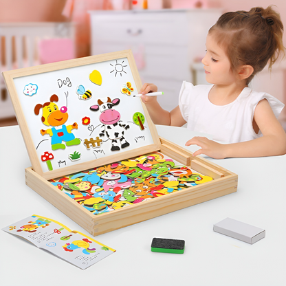 Kletshuts™ SketchBoard: Morsomt Interaktivt Magnetisk Skissebrett for Barn