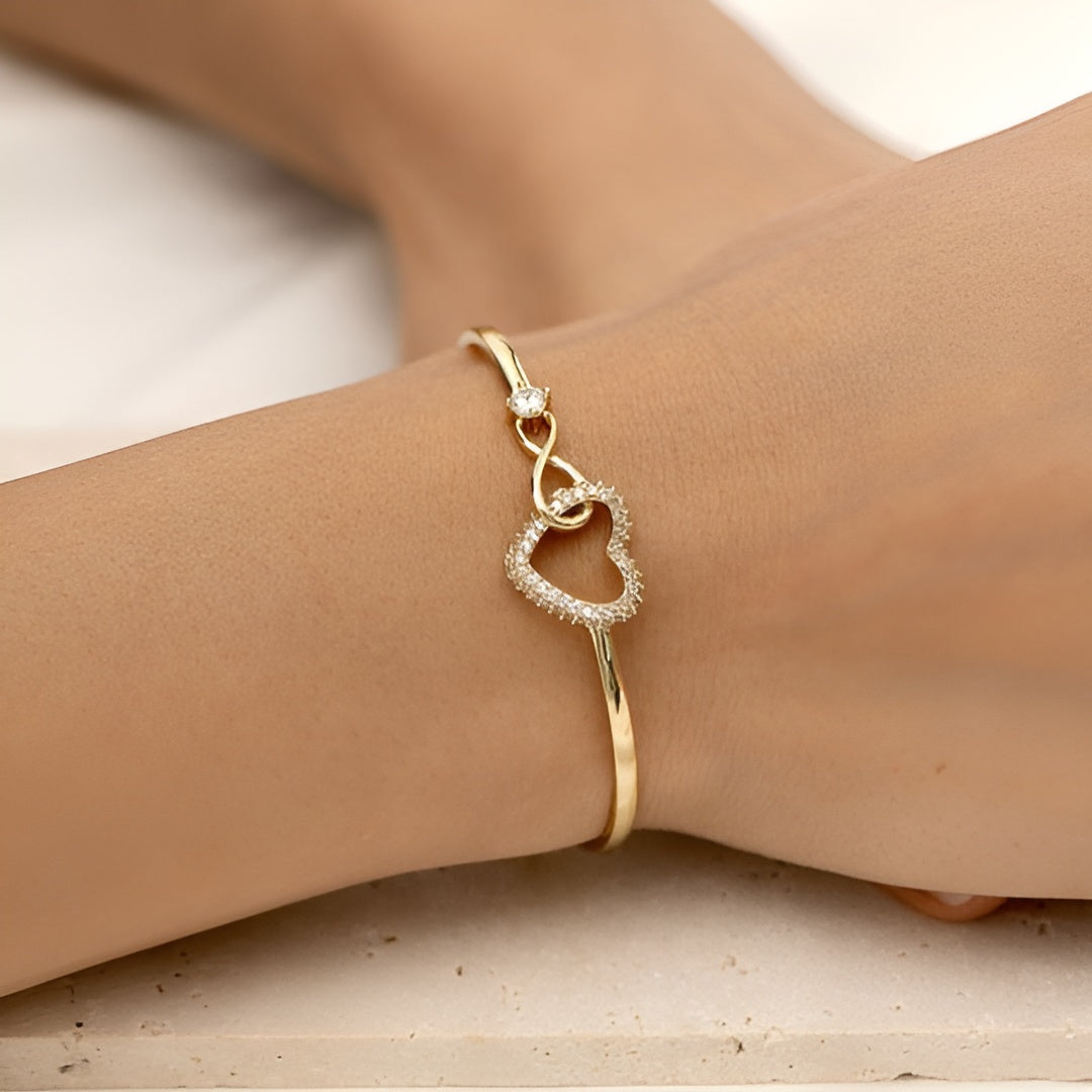 Jewelance™ HeartBracelet 1+1 GRATIS: Moderne Elegant Uendelighets Hjertearmbånd