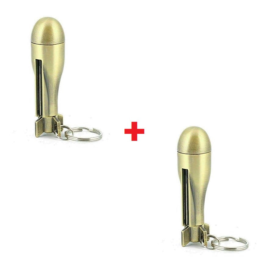 LighterKeychain 1+1 GRATIS: Premium Kvalitet Lettere Nøkkelring Ildtenner