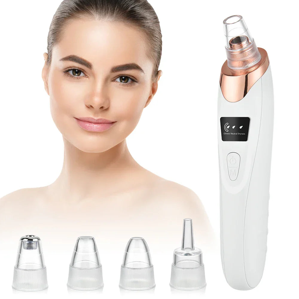 PoreRemover: Oppladbart Smart Kit for Fjerning av Hudormer, Hvite Hudormer og Porer
