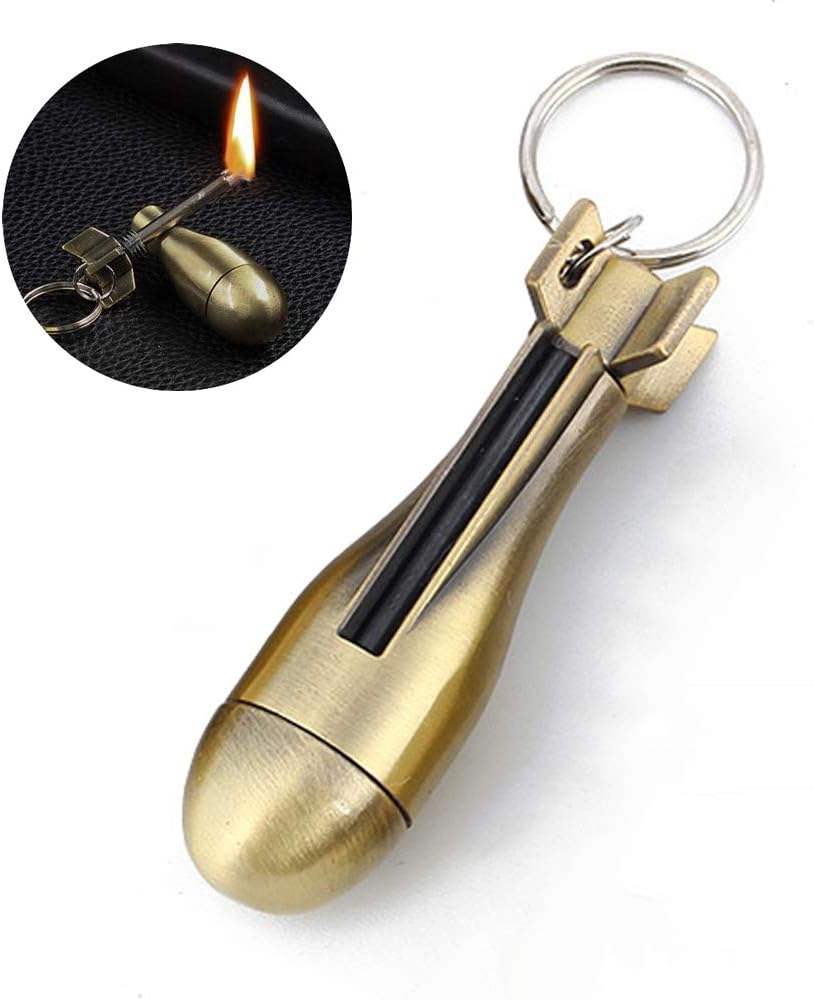 LighterKeychain 1+1 GRATIS: Premium Kvalitet Lettere Nøkkelring Ildtenner