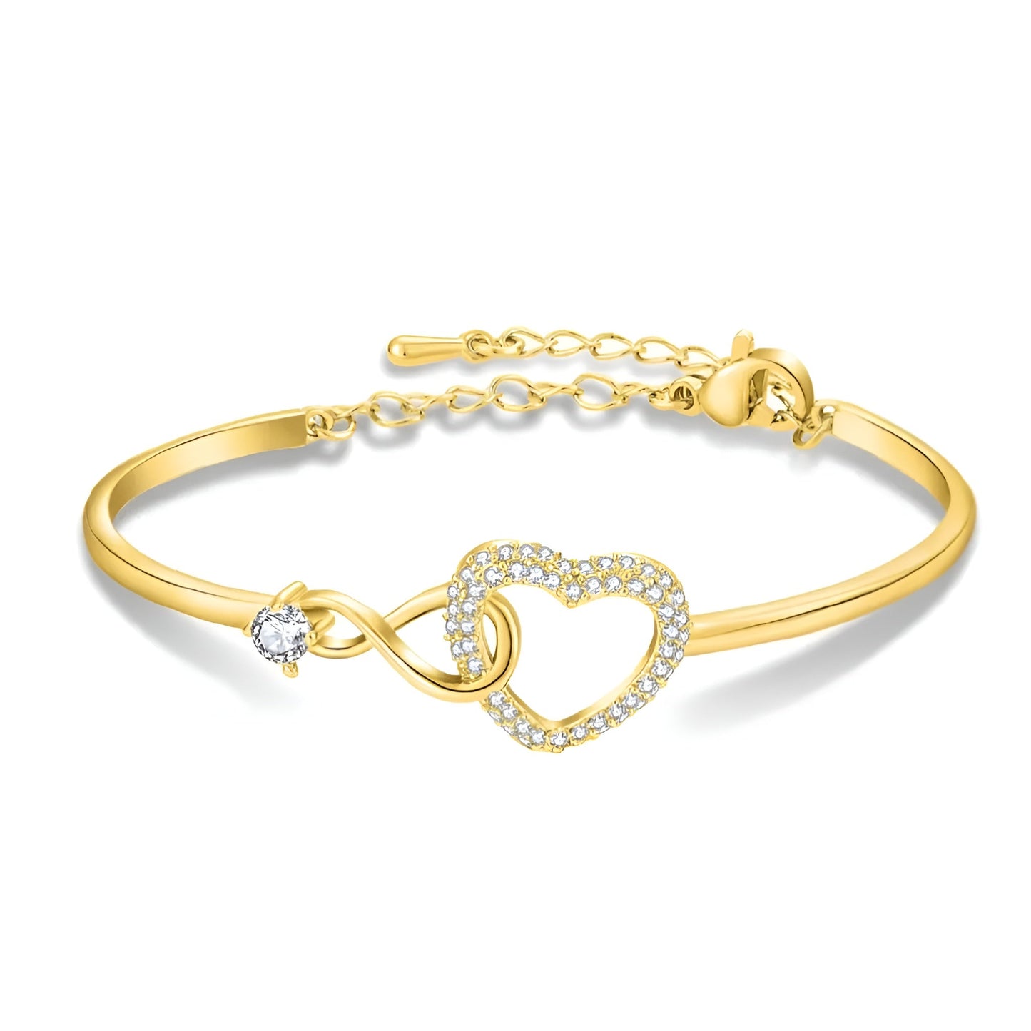 Jewelance™ HeartBracelet 1+1 GRATIS: Moderne Elegant Uendelighets Hjertearmbånd