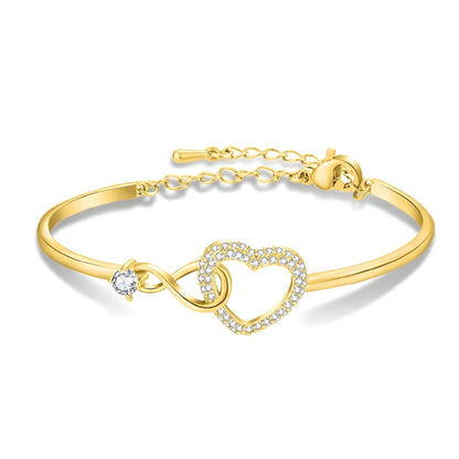 Jewelance™ HeartBracelet 1+1 GRATIS: Moderne Elegant Uendelighets Hjertearmbånd