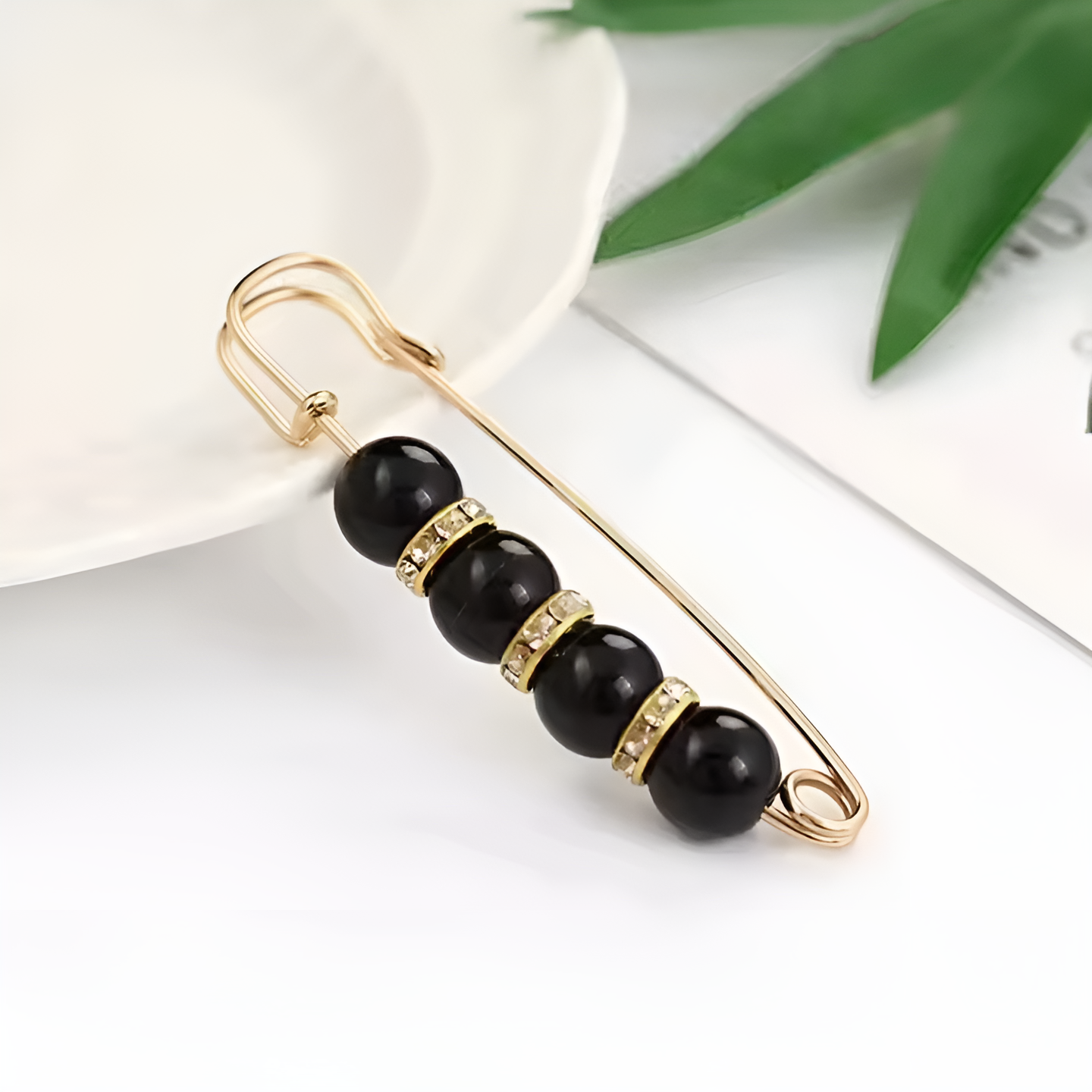 Jewelance™ BroochPin 1+1 GRATIS: Elegant Stilfull Perle Sikkerhetsnål Brosjesett