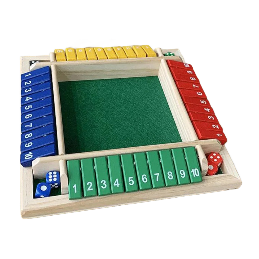 Kletshuts™ Woodys - Morsomt Interaktivt Familie Shut The Box Brettspill