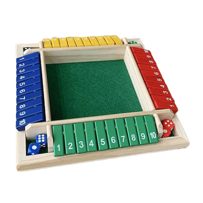 Kletshuts™ Woodys - Morsomt Interaktivt Familie Shut The Box Brettspill