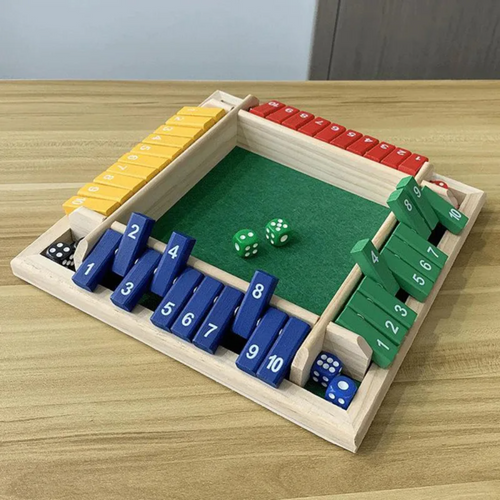 Kletshuts™ Woodys - Morsomt Interaktivt Familie Shut The Box Brettspill
